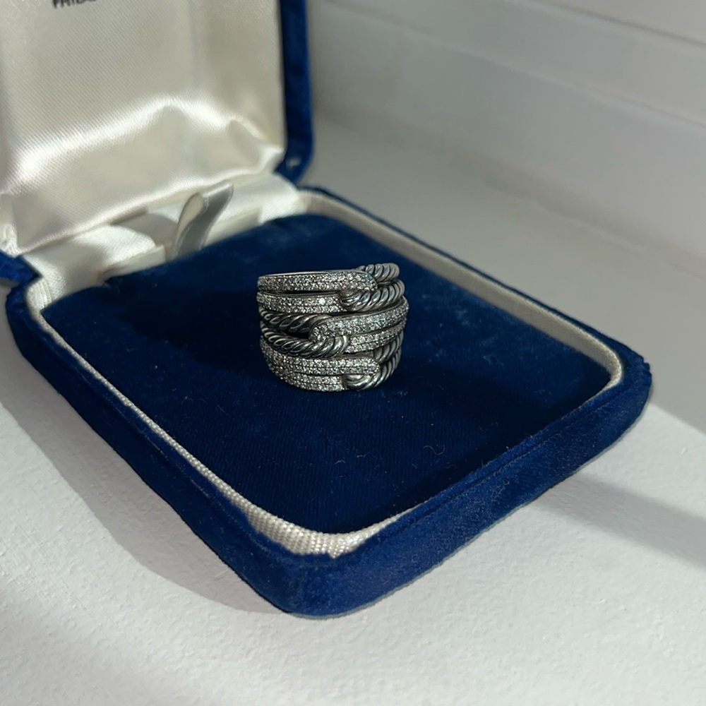 David Yurman Labyrinth Ring Triple-Loop - image 1